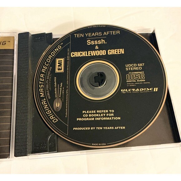 SSSSH & CRICKLEWOOD GREEN by TEN YEARS AFTER Original Recording 24k Gold CD - Picture 5 of 6